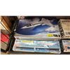Image 2 : SHELF OF (1) AIRPLANE & (2) BOAT MODEL KITS