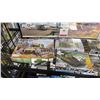 Image 4 : SHELF OF ASSORTED AIRPLANE & TANK MODEL KITS