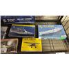 Image 4 : SHELF OF ASSORTED AIRCRAFT, SHIP & TANK MODEL KITS