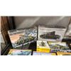 Image 2 : SHELF OF ASSORTED TANK MODELS & WWI RUSSIAN INFANTRY HEAVY WEAPONS SET