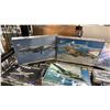 Image 2 : SHELF OF ASSORTED AIRPLANE MODEL KITS & SEA PEOPLES FIGURE SET