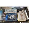 Image 5 : SHELF OF ASSORTED AIRPLANE MODEL KITS & SEA PEOPLES FIGURE SET