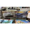 Image 2 : SHELF OF ASSORTED AIRPLANE & TANK MODEL KITS
