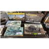 Image 3 : SHELF OF ASSORTED AIRPLANE & TANK MODEL KITS