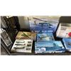 Image 2 : SHELF OF ASSORTED AIRCRAFT MODEL KITS & A JAPANESE "MIKASA" BATTLESHIP MODEL KIT