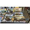 Image 2 : SHELF OF ASSORTED MILITARY TANK MODEL KITS