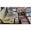 Image 3 : SHELF OF ASSORTED MODEL KITS: AIRPLANES, TANKS & ASSORTED FIGURE SETS