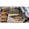 Image 5 : SHELF OF ASSORTED MODEL KITS: AIRPLANES, TANKS & ASSORTED FIGURE SETS