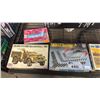 Image 3 : SHELF OF ASSORTED MODEL KITS: MILITARY VEHICLES, AIRCRAFT WEAPONS, AIRPLANES & ROCKET