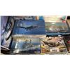 Image 4 : SHELF OF ASSORTED AIRPLANE & SHIP MODEL KITS