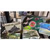 Image 2 : SHELF OF ASSORTED AIRPLANE MODEL KITS, TANK MODEL KITS & MILITARY MINIATURES