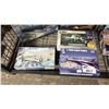 Image 3 : SHELF OF ASSORTED AIRPLANE MODEL KITS & (1) SHIP MODEL KIT