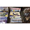 Image 4 : SHELF OF ASSORTED AIRPLANE MODEL KITS & (1) SHIP MODEL KIT