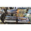 Image 2 : SHELF OF ASSORTED MODEL KITS, AIRPLANES, GLADIATORS WITH QUADRIGA & MORE