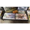 Image 3 : SHELF OF ASSORTED AIRPLANE MODEL KITS & A TANK MODEL KIT