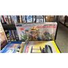 Image 4 : SHELF OF ASSORTED MODEL KITS: AIRPLANES, TANK, WATER TANK TRUCK & MORE