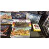 Image 3 : SHELF OF ASSORTED MODEL KITS: MULTIPOSE FIGURES, AIRPLANES, GUARD ARTILLERY & MORE