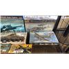Image 2 : SHELF OF ASSORTED AIRPLANE & TANK MODEL KITS