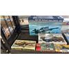 Image 3 : SHELF OF ASSORTED AIRPLANE & TANK MODEL KITS
