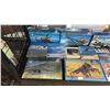 Image 2 : SHELF OF ASSORTED AIRPLANE MODEL KITS