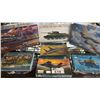 Image 3 : SHELF OF ASSORTED AIRPLANE, HELICOPTER & TANK MODEL KITS