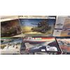 Image 3 : SHELF OF ASSORTED MODEL KITS: AIRPLANES, TANKS & US GROUND CREW SET A