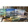 Image 3 : SHELF OF ASSORTED MODEL KITS: AIRCRAFT, SHIP, TANK & MORE