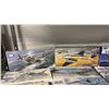 Image 2 : SHELF OF ASSORTED AIRPLANE MODEL KITS