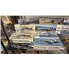 Image 4 : SHELF OF ASSORTED AIRPLANE MODEL KITS
