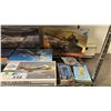 Image 4 : SHELF OF ASSORTED AIRPLANE MODEL KITS & ASSORTED FIGURE MODELS