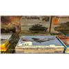 Image 3 : SHELF OF ASSORTED AIRPLANE & TANK MODEL KITS
