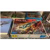 Image 5 : SHELF OF ASSORTED AIRPLANE & TANK MODEL KITS