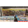 Image 2 : SHELF OF ASSORTED AIRPLANE & TANK MODEL KITS