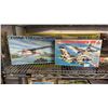 Image 4 : SHELF OF ASSORTED AIRPLANE & TANK MODEL KITS