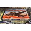 Image 6 : SHELF OF ASSORTED MODEL KITS: AIRPLANE, MILITARY VEHICLES & SOVIET TANK CREW