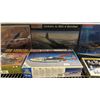 Image 3 : SHELF OF ASSORTED MODEL KITS: AIRPLANES, TANKS & MORE