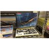 Image 4 : SHELF OF ASSORTED MODEL KITS: AIRPLANES, TANKS & MORE