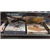 Image 14 : SHELF OF ASSORTED MODEL KITS: AIRPLANE, MILITARY VEHICLES, FIRE JEEP, & ASSORTED FIGURE KITS