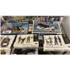 Image 5 : SHELF OF ASSORTED MODEL KITS: AIRPLANES, TANKS & ASSORTED FIGURE KITS