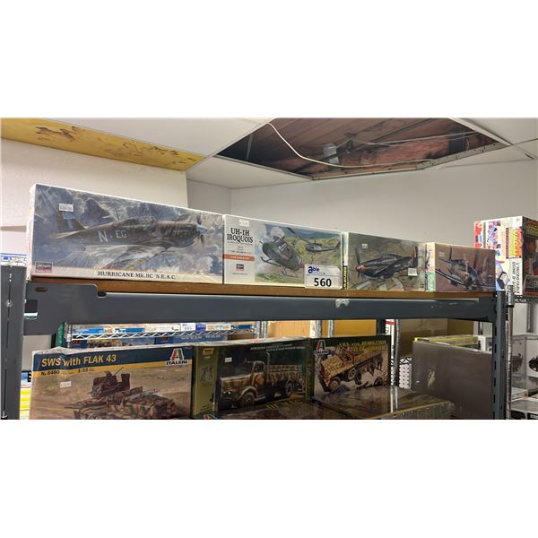 (4) ASSORTED AIRCRAFT MODEL KITS