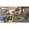 Image 4 : SHELF OF ASSORTED MODEL KITS: AIRPLANES, MILITARY VEHICLES & MORE