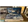 Image 5 : SHELF OF ASSORTED AIRPLANE MODEL KITS