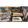 Image 2 : SHELF OF ASSORTED AIRPLANE & MILITARY VEHICLE MODEL KITS