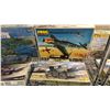 Image 2 : SHELF OF ASSORTED AIRPLANE & MILITARY VEHICLE MODEL KITS