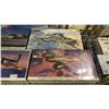 Image 3 : SHELF OF ASSORTED AIRPLANE MODEL KITS