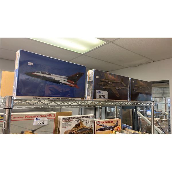 (3) ASSORTED AIRPLANE MODEL KITS