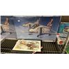 Image 2 : SHELF OF ASSORTED AIRPLANE, MILITARY VEHICLE & MILITARY FIGURE MODEL KITS
