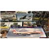 Image 2 : SHELF OF ASSORTED AIRPLANE & MILITARY VEHICLE MODEL KITS