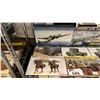 Image 4 : SHELF OF ASSORTED AIRPLANE & MILITARY VEHICLE MODEL KITS