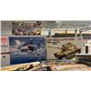 Image 2 : SHELF OF ASSORTED AIRPLANE & MILITARY VEHICLE MODEL KITS